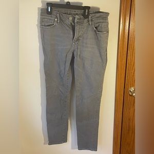 American Eagle Slim Gray Flexible Jeans, Size 30x34
